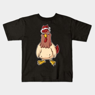 Christmas Chicken Kids T-Shirt